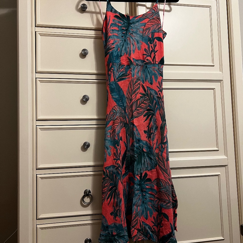 Cynthia Rowley Tropical Midi Dress
